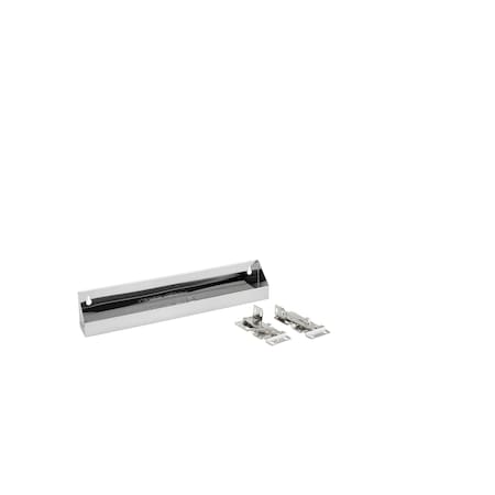 Rev-A-Shelf Stainless Steel, Silver, 16 in W, 3 in H, 2.13 in D, 2.13 in L, Silver 6581-16-52